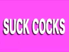 Not a Man suck cock eat cum
