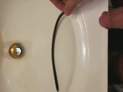 Snaking the drain