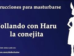 JOI hentai con Haru de Beastars. Spanish voice. Furry.