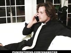 PunishTeens - Secretary Learns A Lesson For Stealing