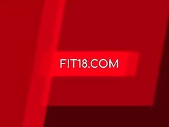 Flexible Tiny Teen Gets a Huge Facial On Casting