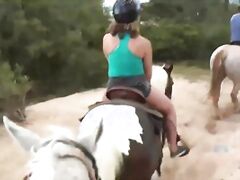 Your Hawaiian vacation is great so far - you put cum on her