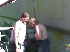 Hot milf loves getting cum all over her big tits