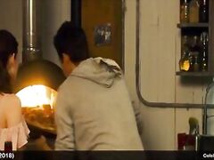 Actress Emma Roberts lingerie and erotic movie scenes