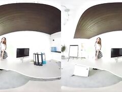 Naughty cute schoolgirl Virtual Reality