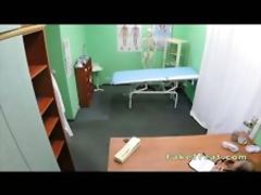 Doctor fucks milf patient on a desk