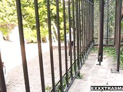 Very TIGHT 19 yrs old Kiara Cole inhales neighbor's cock