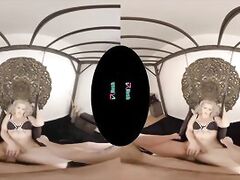 VRHUSH, Sexy blonde Kay Carter wants to try out your sex swing