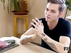 FIST4K. Man wins strip poker game and wishes to fist the girl’s peach