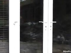 Tattooed plump butt blonde fat riding his dick