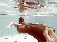 Gazel Podvodkova, small tits and great ass underwater