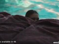 Poolside fucking as consolation with big dick