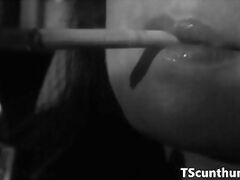 Office babe assfucked after cocksucking ts