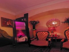 VR 360 Degree lesbian encounter using a huge double ended Dildo