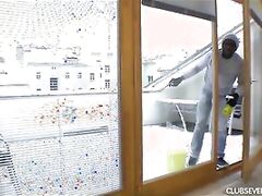 Teen fucks big black cock