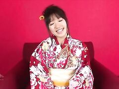 Chiharu takes two dicks deep in japanese groupsex.