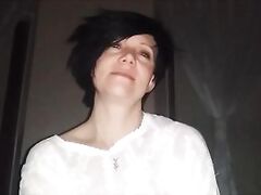 hanysy hot 43 year old milf is doing a blow job cum in mouth