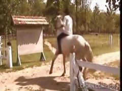 Horny man fucks a beautiful big boobed country girl